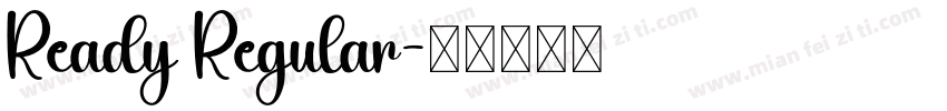Ready Regular字体转换